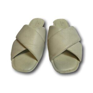 Caslon Calla Slide Sandals Off-White Women’s Size 8.5